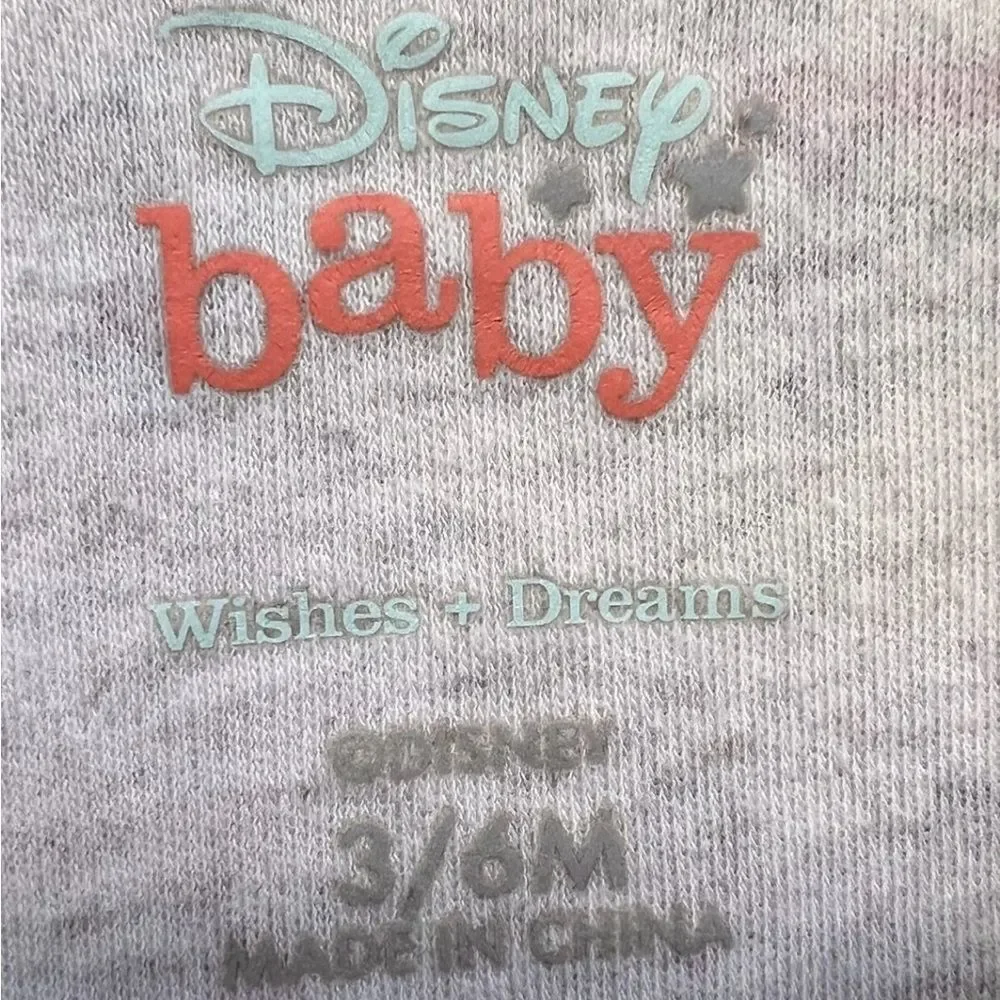 Disney Baby Unisex Short Sleeve Onesie & Pants Outfit. Matching Set. 3-6 Months.